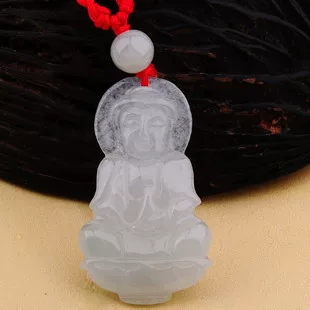 Emerald Tieguanyin tea jade, pendant