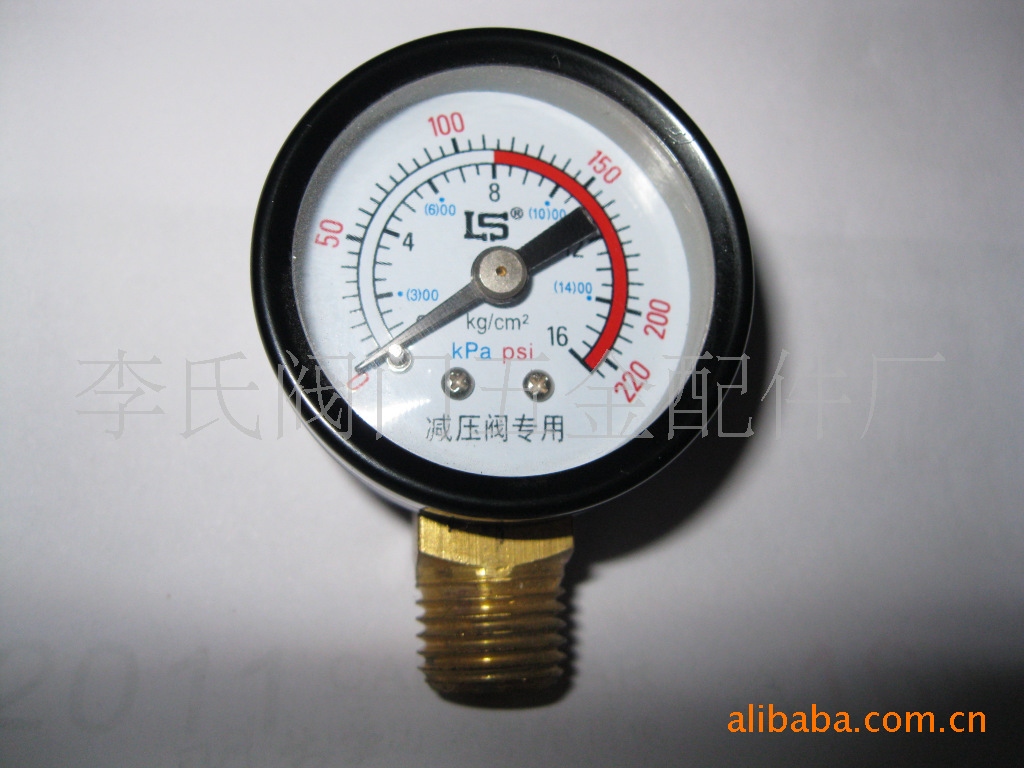 压力表黄铜自来水减压阀热水器减压阀调压降压稳压阀铜阀门配件