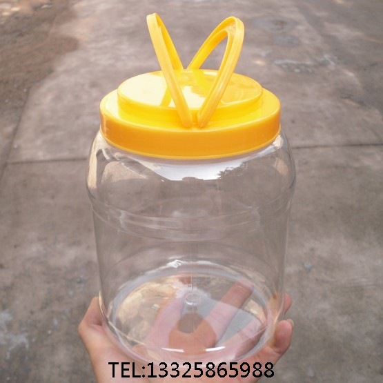 PET大口径高透明塑料糖果罐 储物罐 2.75L 可手提