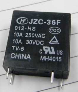 供应宏发继电器JZC-36F/012-HS 现货工业稳定