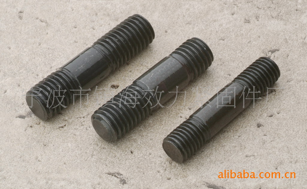 供应8.8级高强度 双头螺栓 氧化发黑（图）