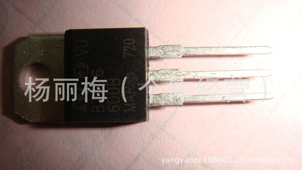 現供应原装拆机双向可控硅BTA16-600B/