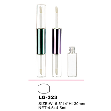 （厂家直销）供应双头唇彩瓶LG-323