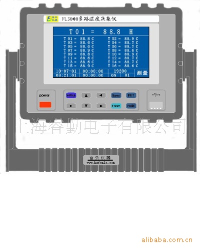 FL3000,多路温度采集仪