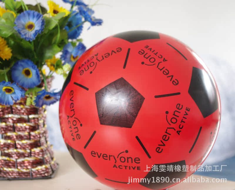 上海雯靖品牌 充气类玩具,玩具礼品，儿童球 9英寸22厘米PVC球|ms