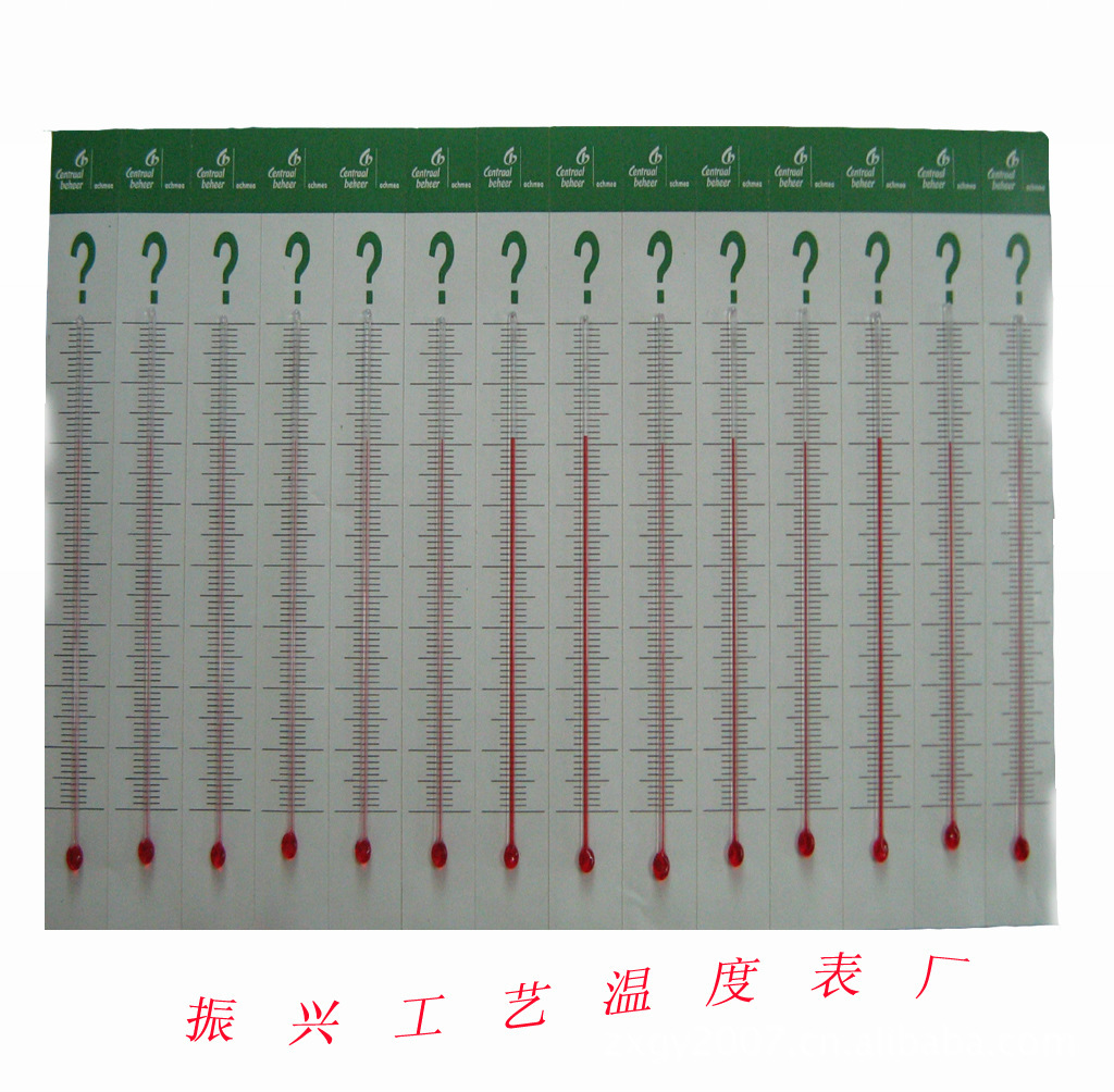 温度计 供应工艺品不干胶温度计