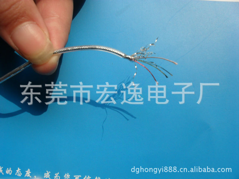 透明可视锚鱼线透明水晶可视线四芯LED银色铝箔丝眼睫毛灯饰线