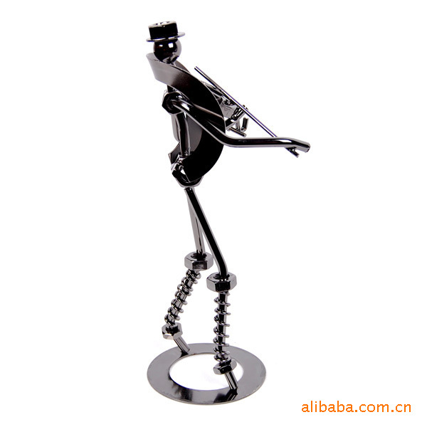Creative metal violin for home use