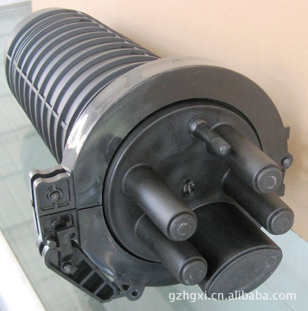 高穗通架空管道直埋5口和6口电子元器件帽式接头盒光纤光缆接头盒