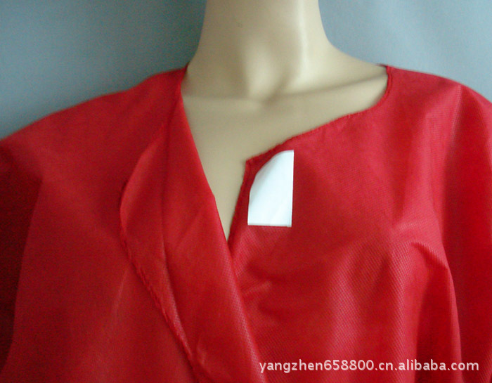 浙江绿盾生产一次性无纺布披肩防水防油美容美发围裙出口量大优惠