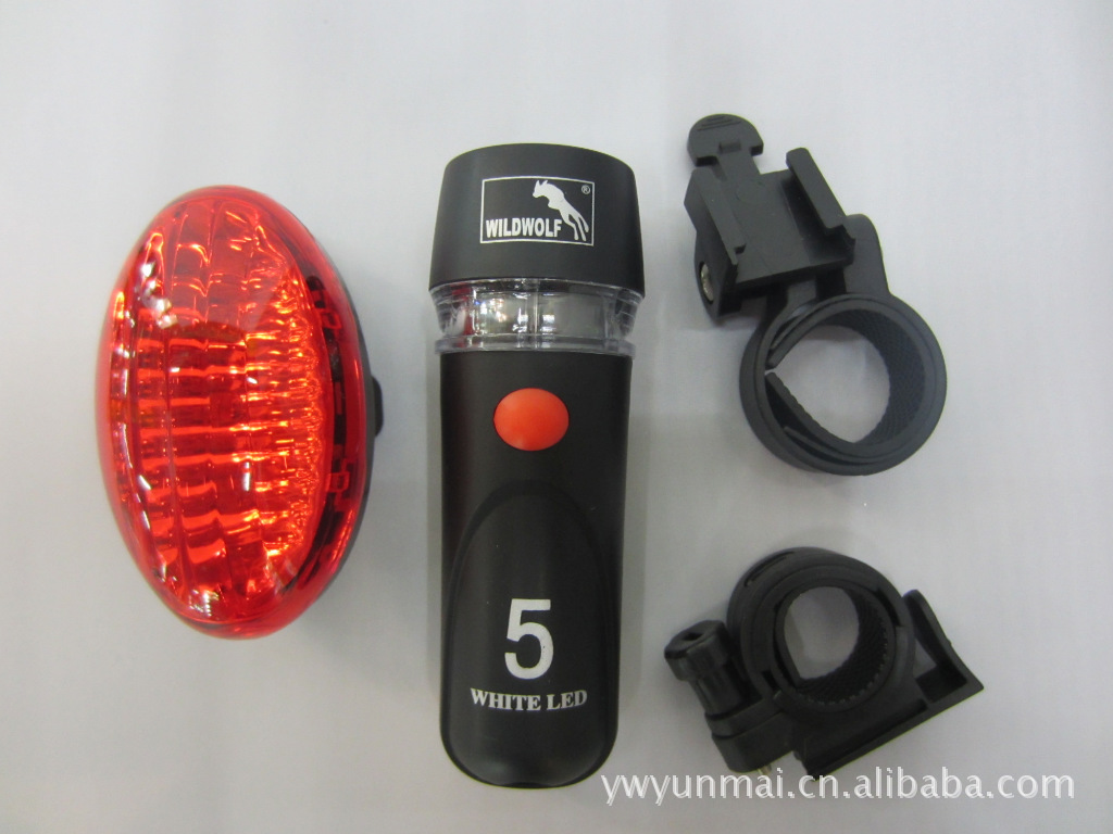 direct deal LED outdoors Bicycle Taillight Headlight Bicycle Lights suit M09-1