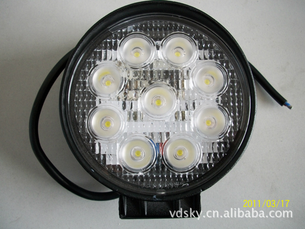 VTX-27WB Military grade square LED Work Lights 9 lamp beads regular Epistar chip LED Trouble Light