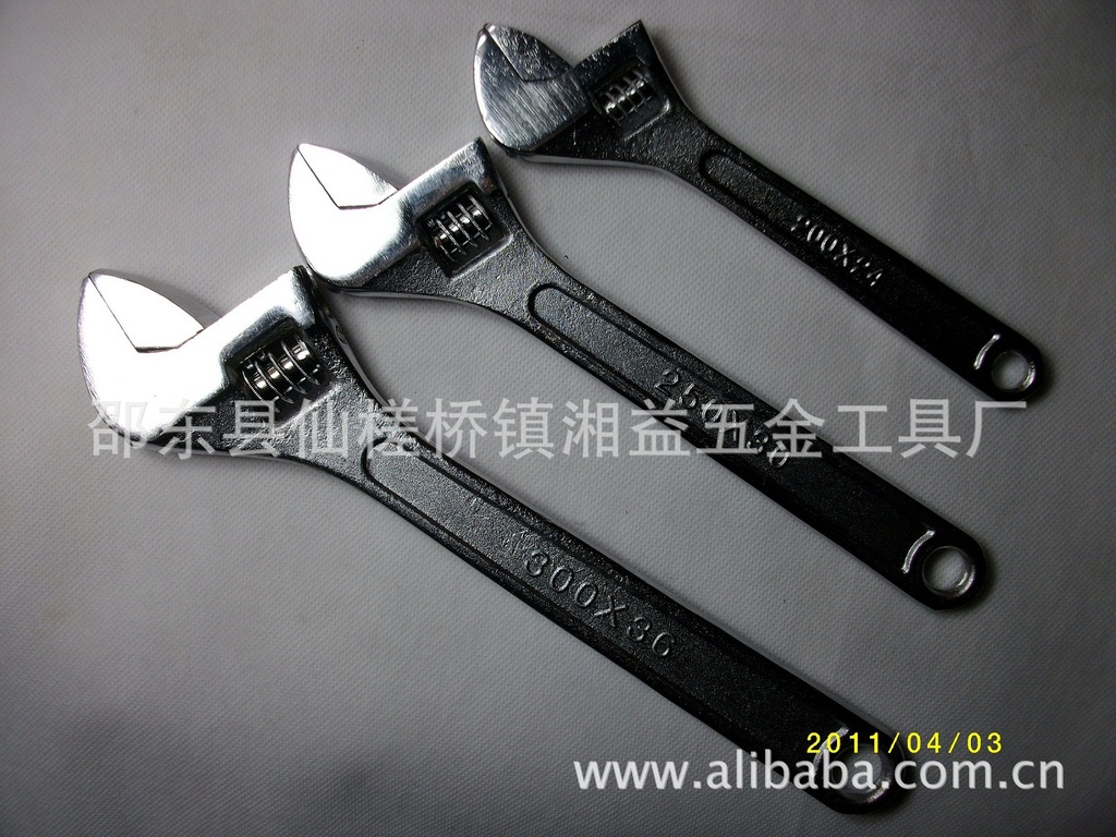 供应仿锻半抛镀铬6寸8寸10寸12寸15寸活动扳手