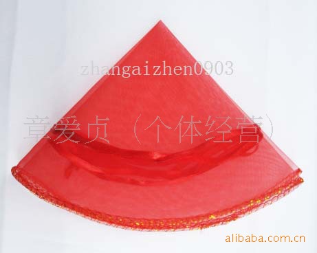 厂家直销批发大号圆形礼品纱袋 抽拉圆盘纱团 亮点包装雪纺袋45cm