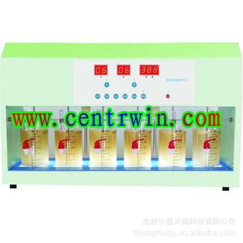 六联混凝试验搅拌器 型号：MY3000-6B