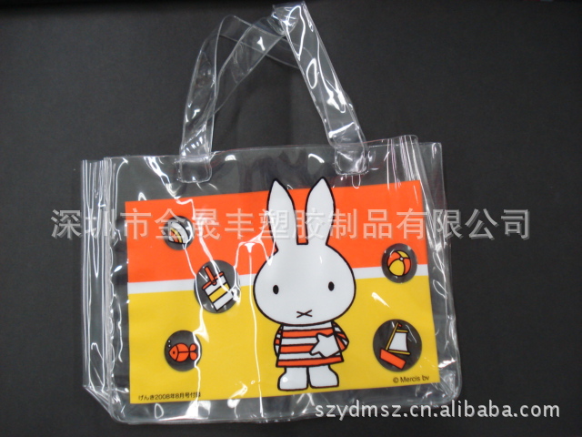 供应PVC手提袋、彩色印刷袋,手挽袋厚0.4mmTPU单肩背收纳包厂家