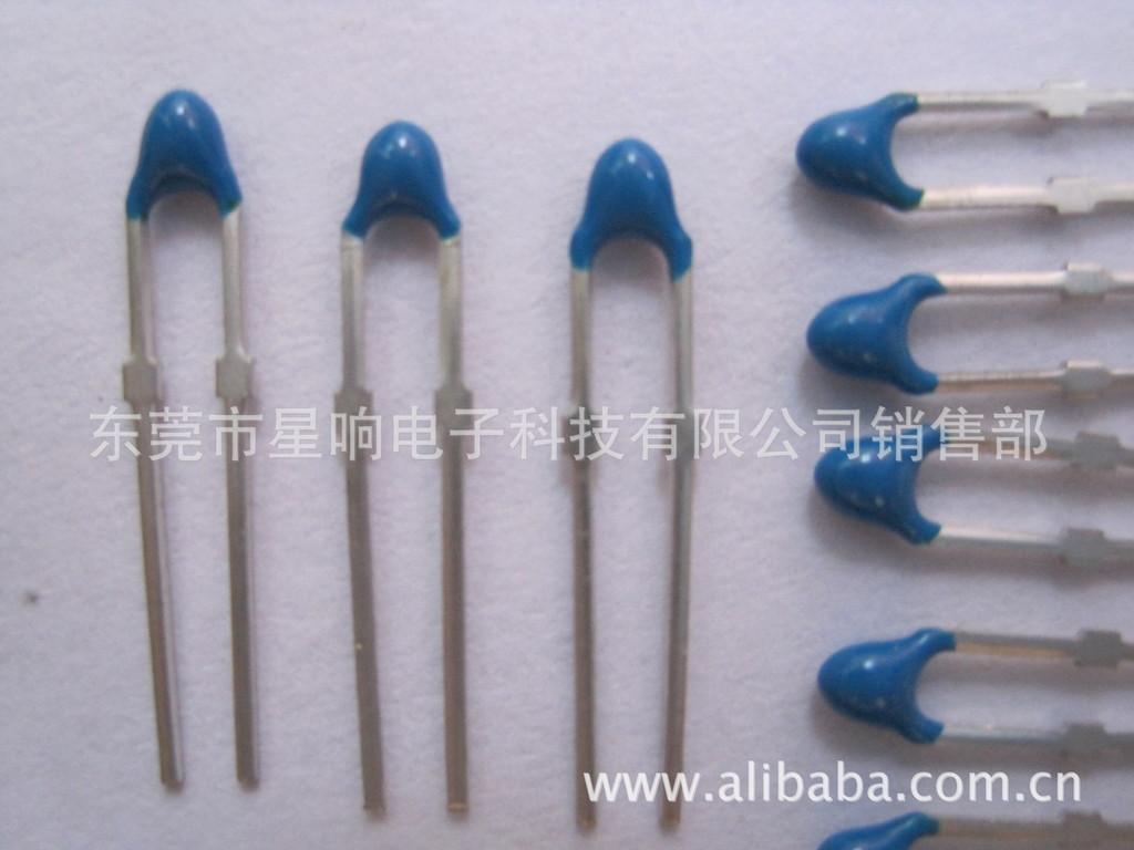 10K直插带卡点NTC热敏电阻/100K插件环氧封装热敏电阻/热敏电阻