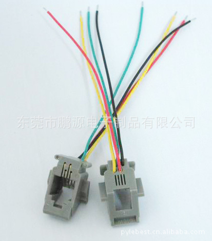 东莞厂家供应RJ9电话接线插座 616W接线母座 4P4C母座接线插座