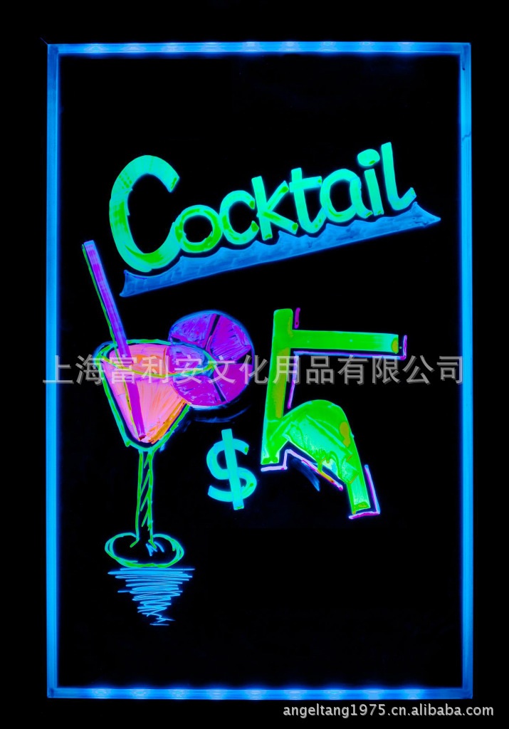 优质镜面广告板  手写荧光笔亚克力板