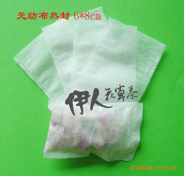 过滤纸袋\药粉袋\茶叶袋\中药袋\足浴袋\煎药袋 无纺布热封6*8cm
