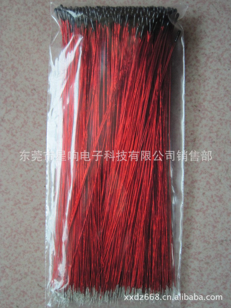 打印机上用的热敏电阻，现货供应漆包线NTC温度探头 R25=100K