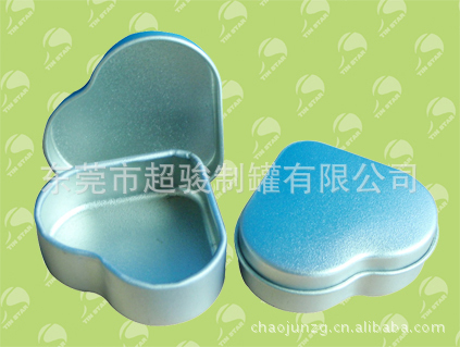 供应精美心型罐 礼品罐 马口铁罐 结婚戒指罐 可定做