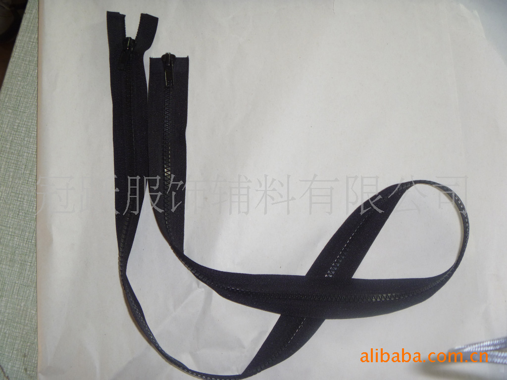 供应5#树脂双开尾拉链，压铸拉头