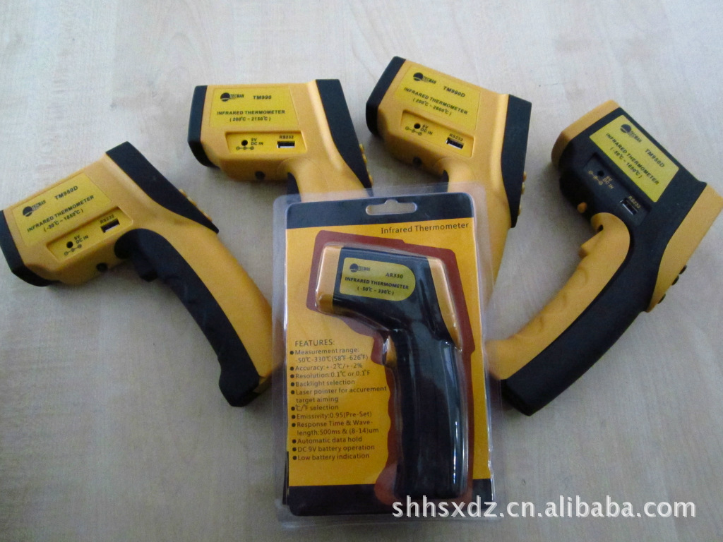 AR-330手持式紅外線測溫儀 AR330紅外測溫儀   廠家價格 說明書