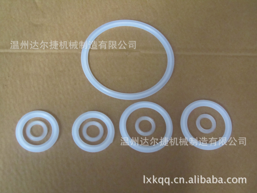 供应密封垫 快装密封垫 四氟快装垫片  ISO 2037管道卡箍垫片