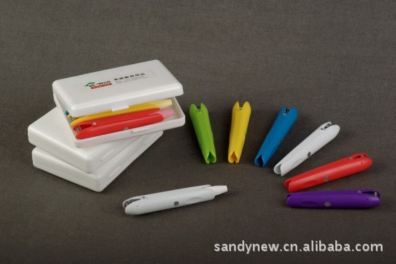 Latest environmental protection chalk Clip storage box