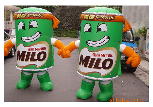 低价供应广告卡通 活动卡通 行走卡通 卡通气模  可印LOGO可定制