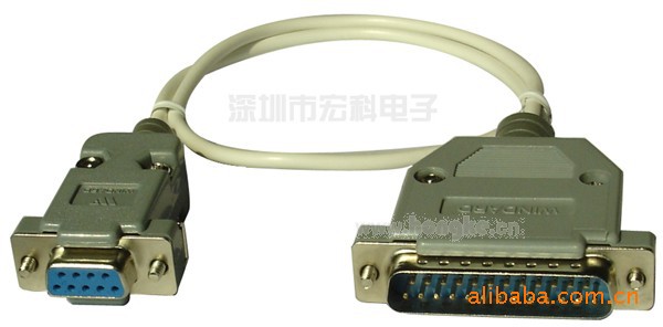 厂家直销打印机线SCSI68PCN型数据线串口线DB25公母线耐用抗干扰
