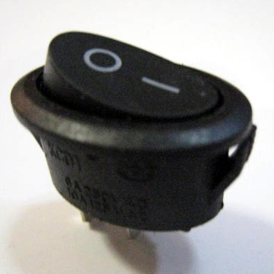 椭圆型船形开关 船型开关 KCD9-103 三档 3脚