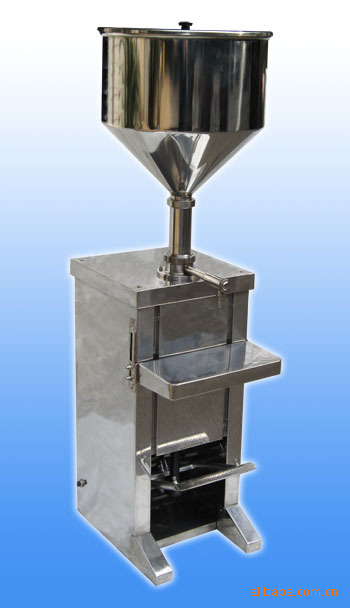 脚踏灌装机，简易灌装机，膏体灌装机，液体灌装机，人力灌装机