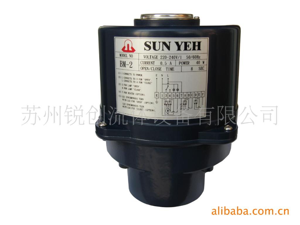 供应台湾SUN YEH电动执行器sunyeh电动头BM-2进口电动执行机构
