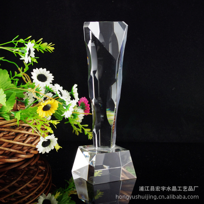 廠家直銷水晶獎杯 水晶獎牌 水晶工藝品 水晶獎杯定做各款式