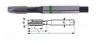德国HSSE钴高速钢机用丝锥挤压丝锥丝攻 机用丝锥手用丝锥德国丝