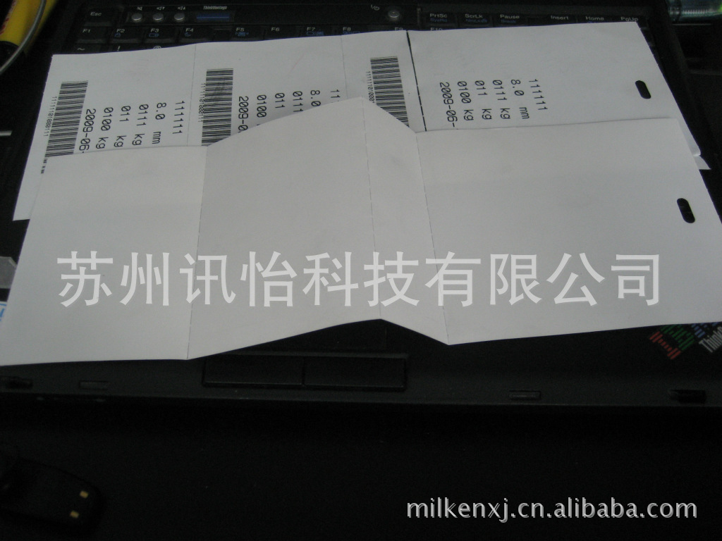 十堰市印制无基材自粘标签厂-防静电不干胶标签101.6*50.8MM手机