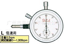 中国日本得乐TECLOCK转速表L型高精度