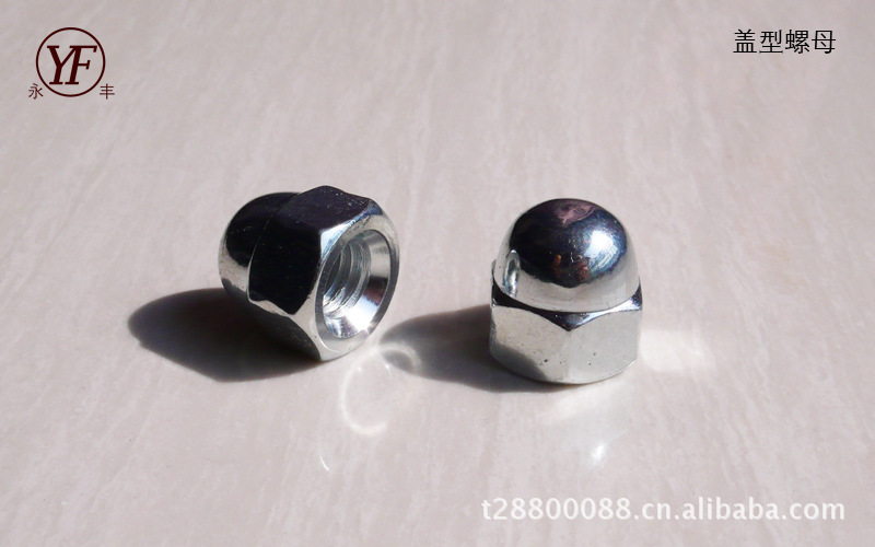 盖型螺母M16 GB923 DIN1587 厂家长期现货供应 8.8级 4.8级