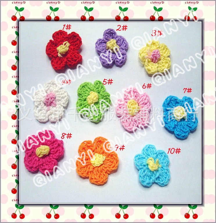 供应手钩花，手勾花，毛线花(图)