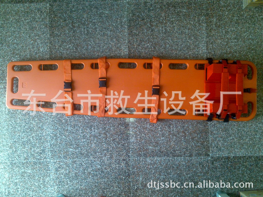 游泳急救板 救生板水面急救担架 头部固定器 绑带 束带