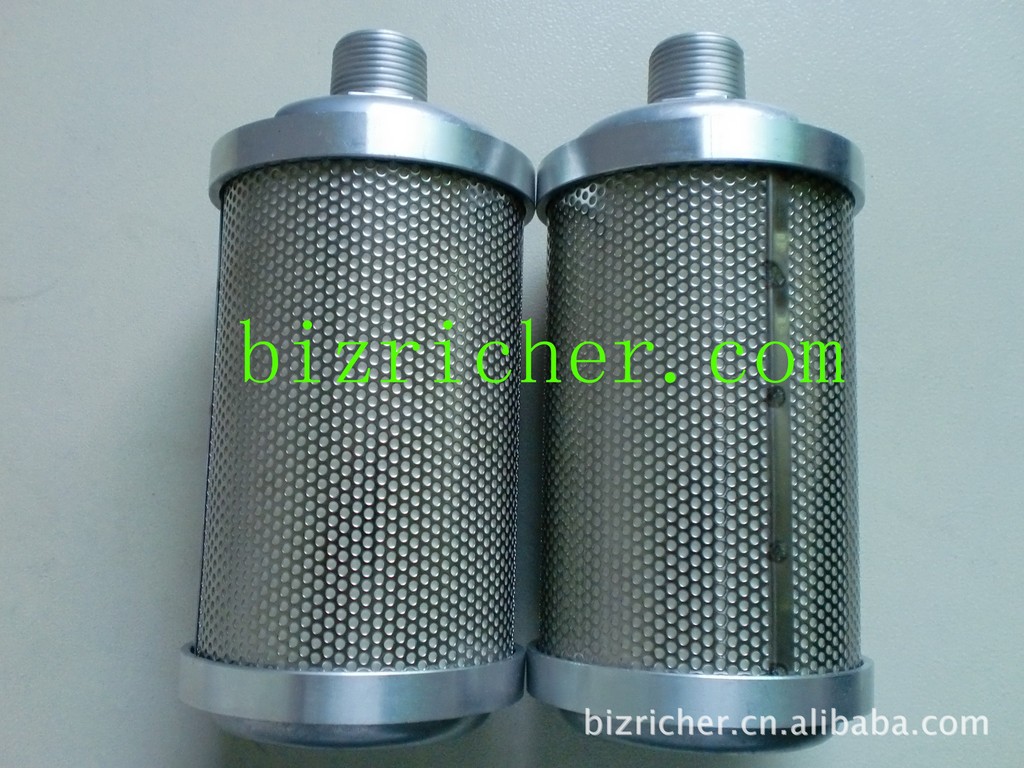 X07消音器 耐高压低阻力大流量高消音效果消音器PT3/4