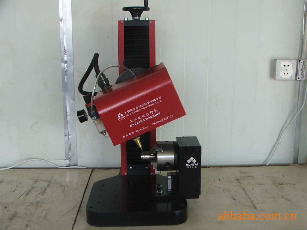 车架打码机-法兰打码机-工业气动打码机带万向盘