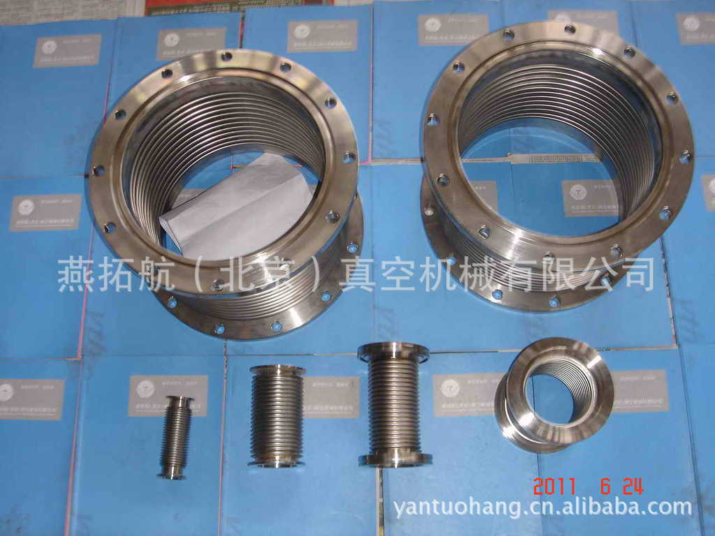 ISO100-200真空波纹管 真空柔性波纹管 快装真空软管304不锈钢