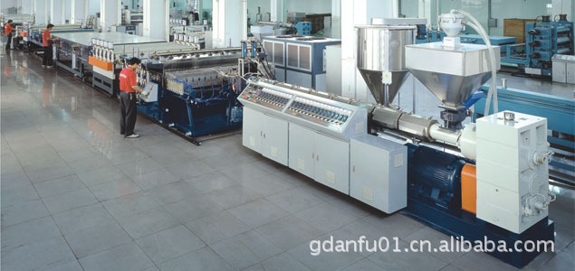 中空格子板押出生产线 优质挤出机 厂家直销挤出机设备