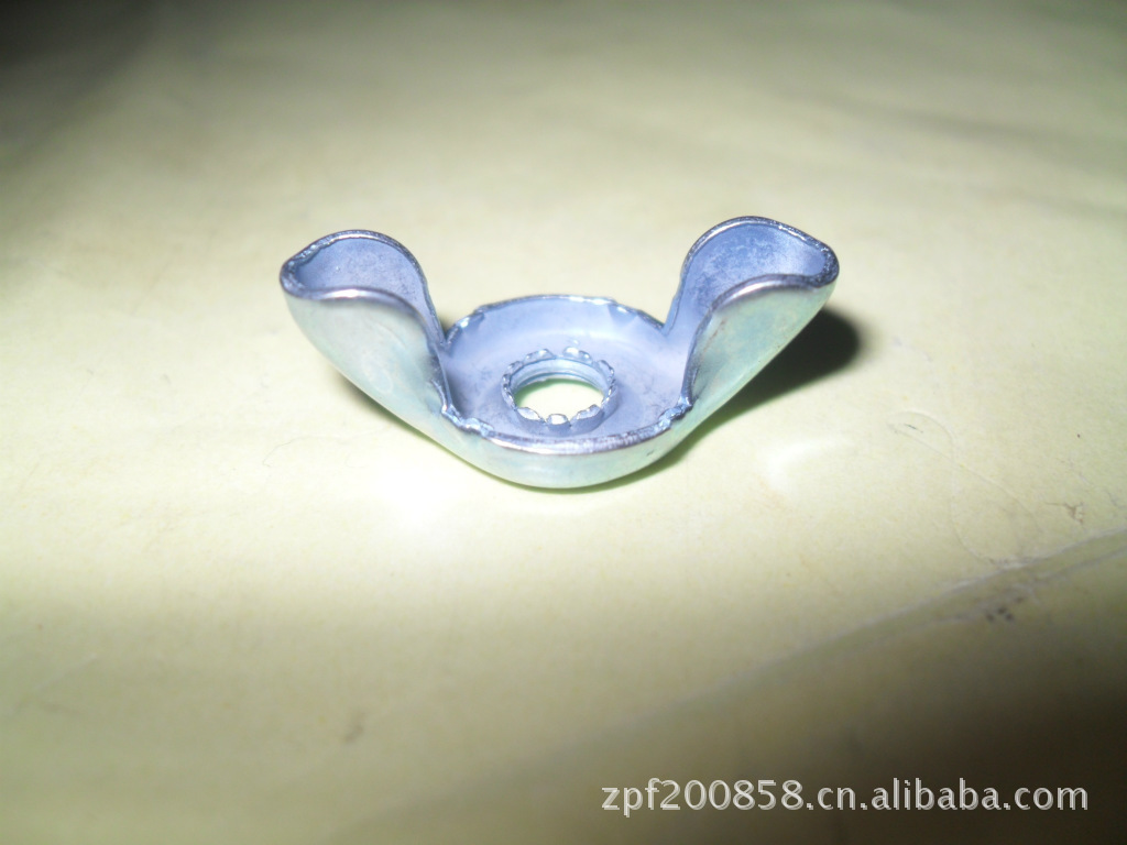 温州创金厂家批发现货供应螺母m3-4-5-6铁皮冲压蝶形螺母圆螺母