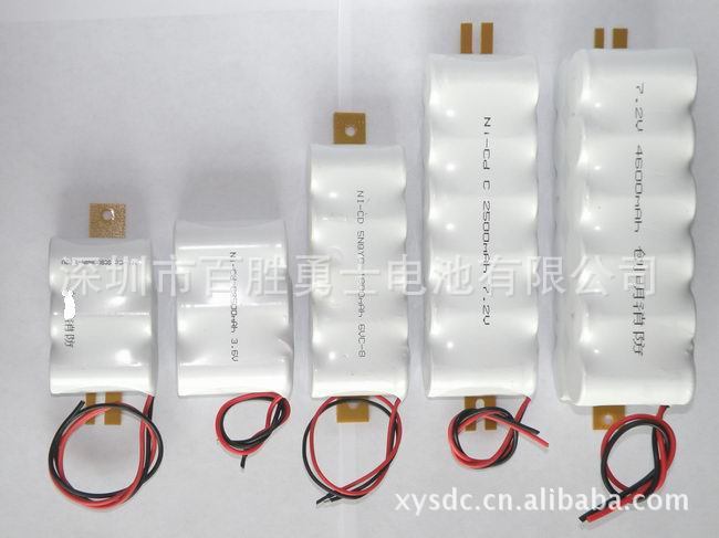 厂家供应3.6V充电电池，4.8V镍氢充电电池，镍镉充电电池