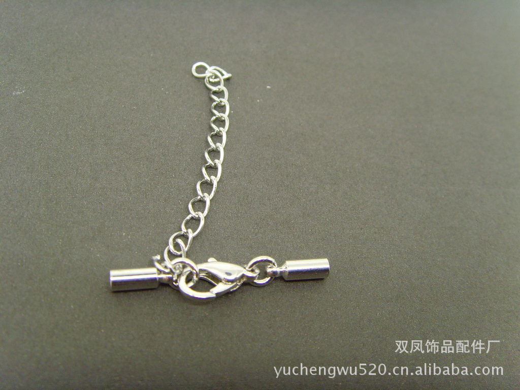 (SK-T-012)饰品配件项链扣,皮绳扣,铜扣,项链扣(2.0MM吊钟龙虾扣