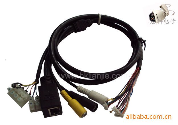 红外球机线  枪机尾线 防水线 广东深圳连接线厂家 网络摄像机线